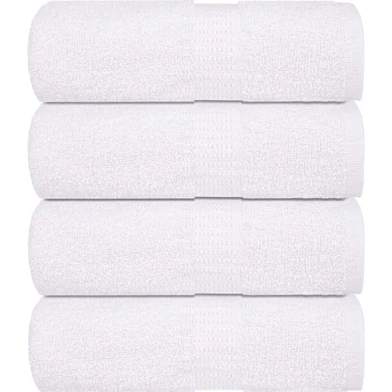 Gstehndklder 4 stk 30x50 cm 360 g/m  Hvid