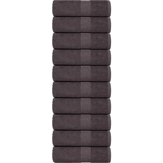 Gstehndklder 10 stk 30x50 cm 360 g/m  Antracit