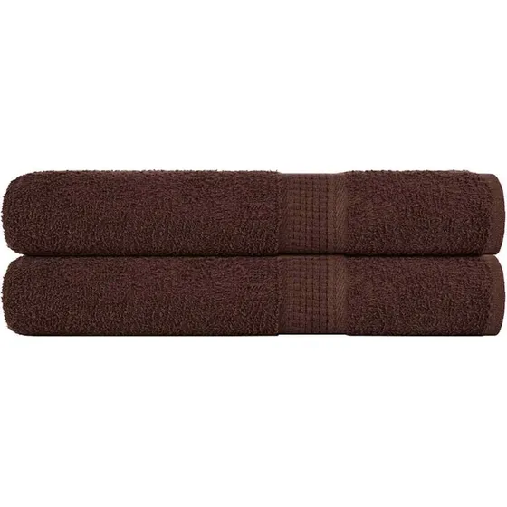 Hndklder 2 stk. FROGN 100x200 cm 360 gsm brun