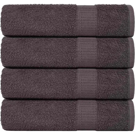 Hndklder Frogn 4 stk 50x100 cm 360 gsm - Antracit