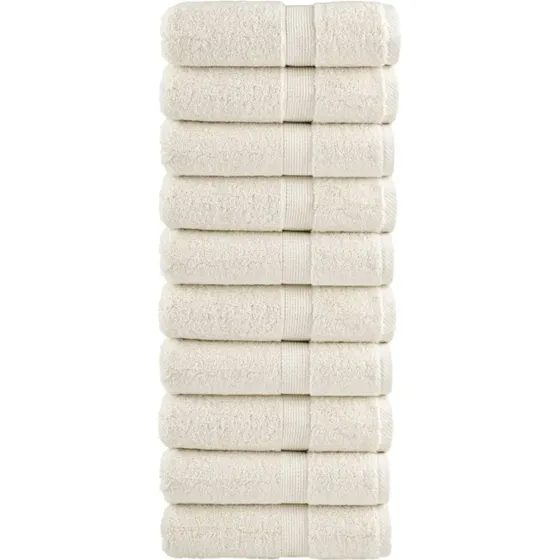 Gæstehåndklæder SOLUND 10 stk – 30x50 cm, 600 g/m²