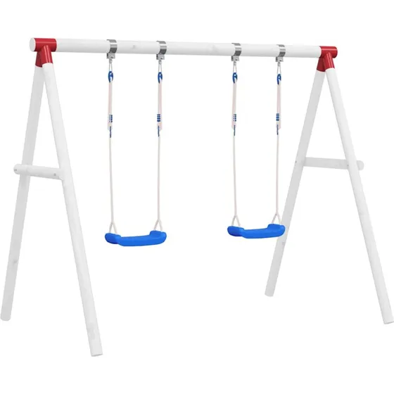 Gyngesder med reb 2 stk. 38x16 cm bl (PE)