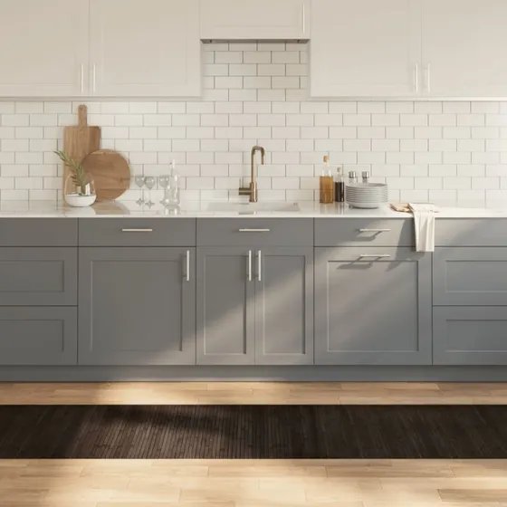 Bambus gulvtæppe 60x300 cm rektangulær mørkebrun