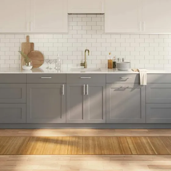 Bambus gulvtæppe 60x1000 cm rektangulær natur