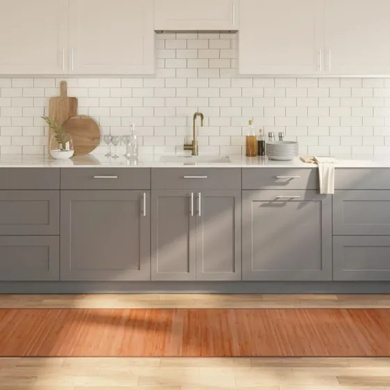 Gulvtæppe i bambus 70x500 cm rektangulær – brun