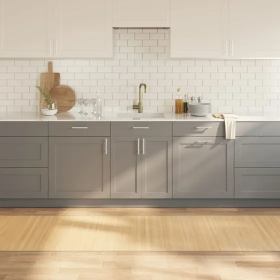 Bambus gulvtæppe 80x1000 cm - lys natur