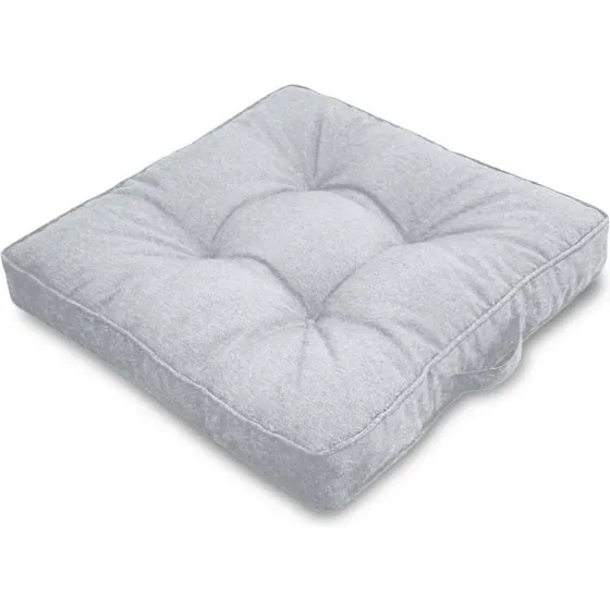 Nordstrand Home futon hynde 50x50 cm - 7 cm, lys grå