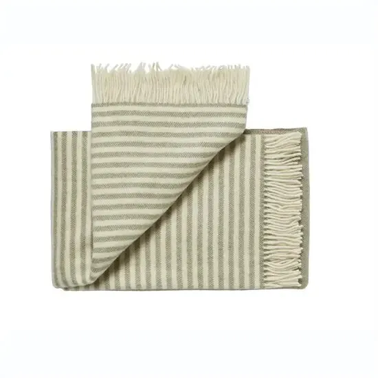 Silkeborg Uldspinderi Bogø plaid 140x240 cm – lys grøn