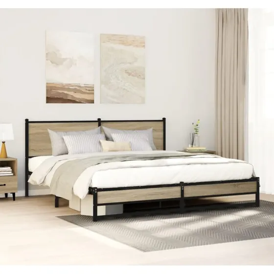 Sengeramme 183x213 cm metal - Sonoma-eg