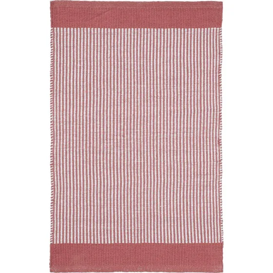 Svanefors Stripe gulvtæppe 170x240 cm - Rose