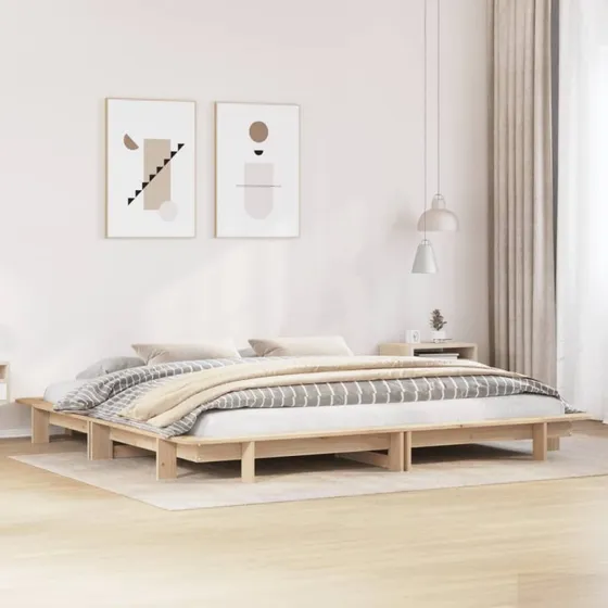 Sengeramme 180x200 cm i massivt fyrretræ