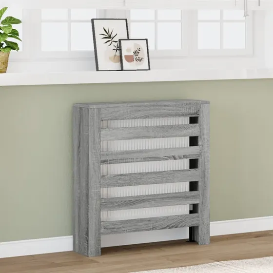 Radiatorskjuler 78x20x82 cm - gr Sonoma-eg