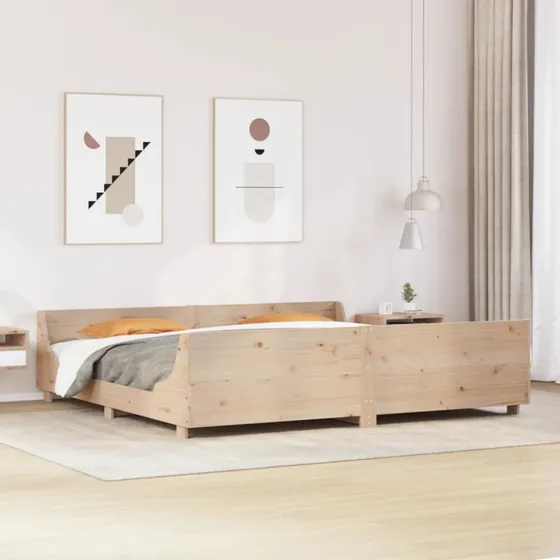 Sengeramme 180x200 cm i massivt fyrretræ
