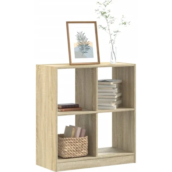 Skab 4 rum 68,5x32x75 cm - Sonoma-eg