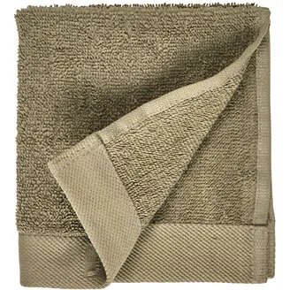 Södahl Organic Comfort vaskeklud 30x30 cm, khaki