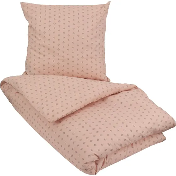 Soft & Pure Iben sengetøj 200x200 cm – økologisk fersken