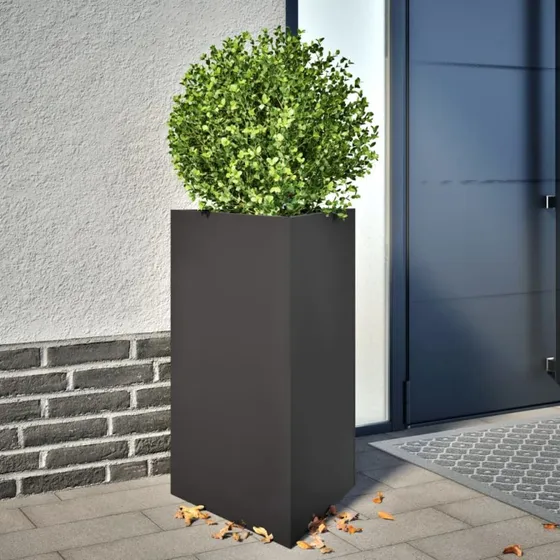 Trekantede plantekrukker i stål 2 stk. 50x43x75 cm