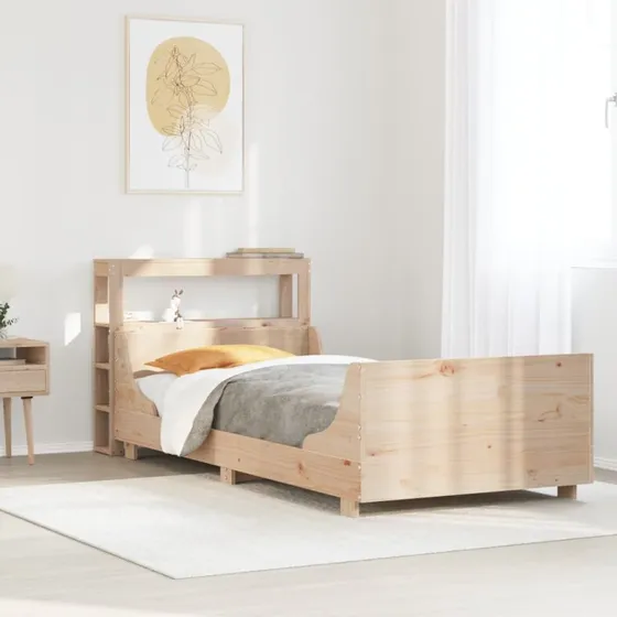 Sengeramme 75x190 cm i massivt fyrretræ (uden madras)
