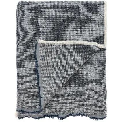 Södahl Waffle Plaid 130 x 170 cm Blå