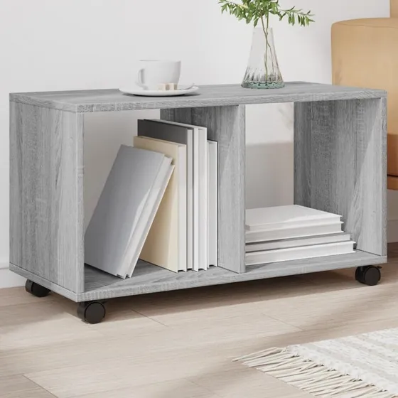Rullebord 72x33x42,5 cm i grå Sonoma-eg (konstrueret træ)