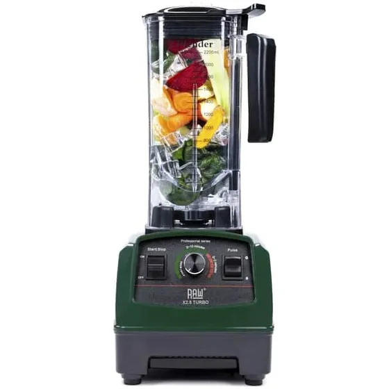 RAW X 2.5 Turbo blender 2,2L – Dark Green 1800W