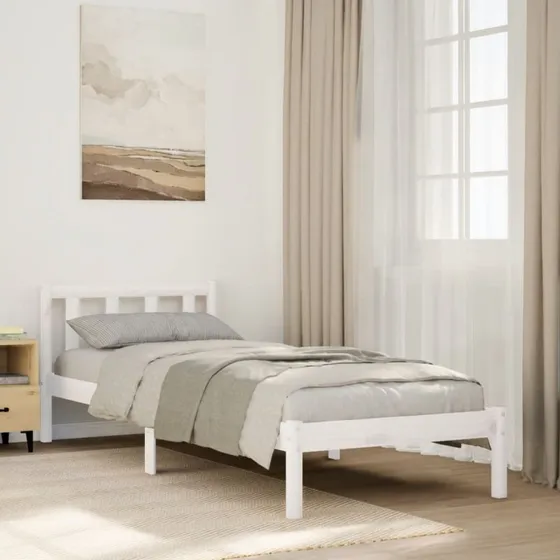 Ekstra lang sengeramme i massivt fyrretræ 100x220 cm
