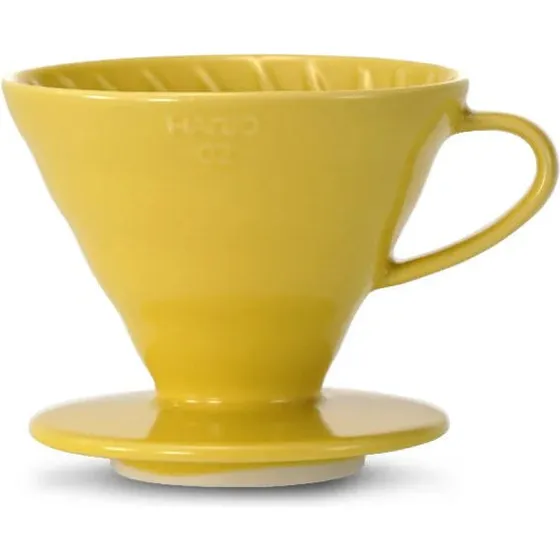 Hario V60-02 Keramik Dripper Gul (2 kop)