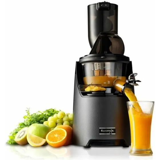 Kuvings EVO820 82 mm Wide Feed slowjuicer, sort