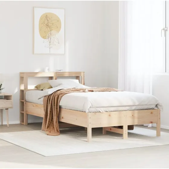 Sengeramme 75x190 cm i massivt fyrretræ (uden madras)