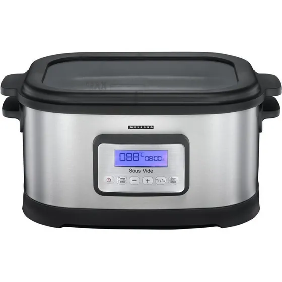 MELISSA Sous Vide 6L 520W - sort/rustfrit stål