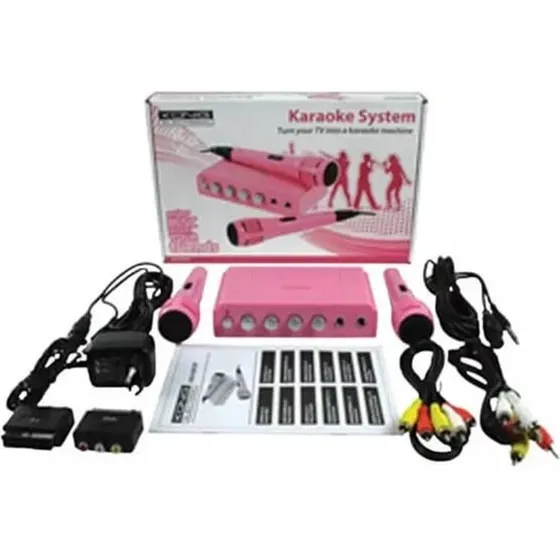 König HAV-KM11P Karaoke Mixer Pink