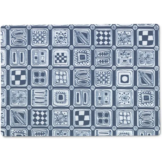 Juna Squares dækkeserviet, blå 30 x 43 cm (Bjørn Wiinblad)