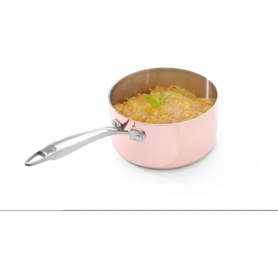 Hendi Saucepande i kobber Ø16 (egnet til induktion)