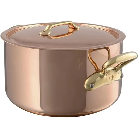 MHéritage Gryde med låg 5,6 L – Kobber/Rustfrit stål