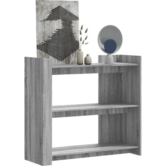 Konsolbord 100x35x90 cm i konstrueret træ - Sonoma eg