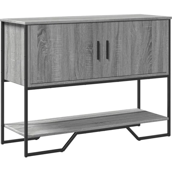 Konsolbord 100x35x74,5 cm – Sonoma-eg grå