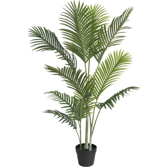 Kunstig palme 120 cm i PP – naturtro & justerbar