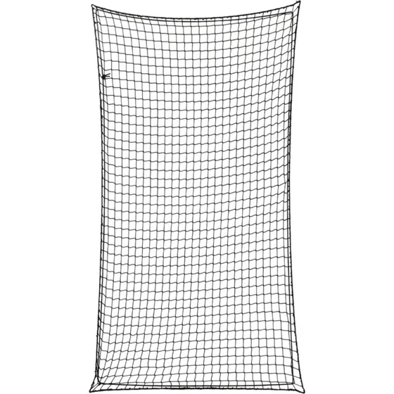 Trailernet 3x1,65 m med elastiksnor  PP, sort