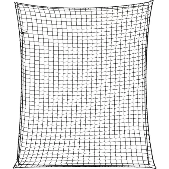 Trailernet med elastiksnor 3,5 x 3 m – PP, sort