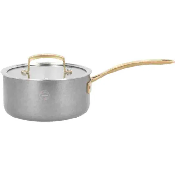 Pillivuyt Gourmet Durance kasserolle 18 cm/2 L, rustfrit stål
