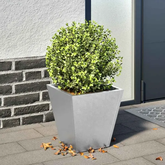 Plantekrukke 30x30x30 cm i galvaniseret stål