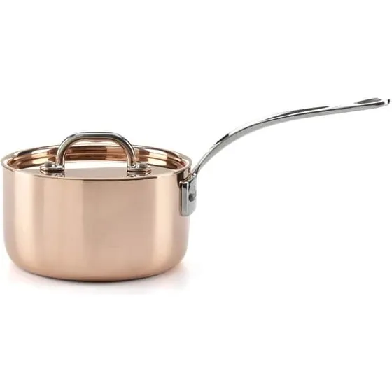 Samuel Groves Kasserolle 1,5 L med låg, kobber