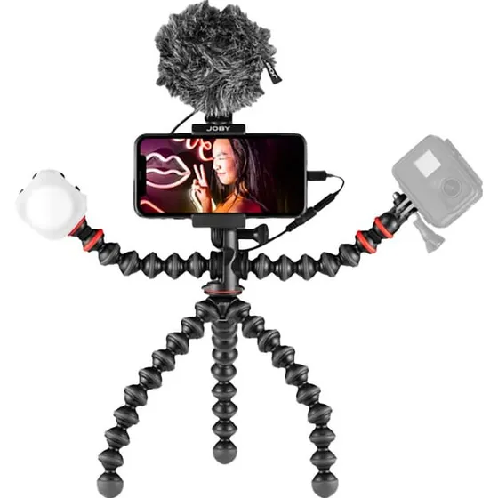 Joby GorillaPod Mobile Vlogging Kit – smartphone-rig med lys og mikrofon