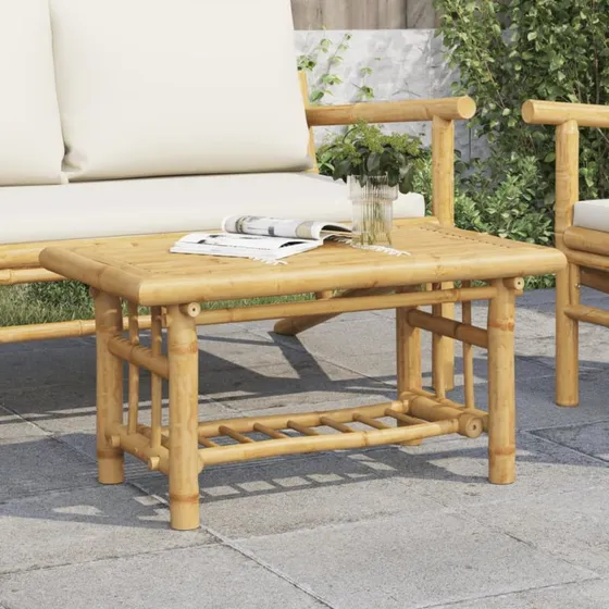 Sofabord i bambus 70x45x36 cm  natur