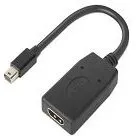 Lenovo 4X90Q93976 Mini DisplayPort til HDMI adapter, sort