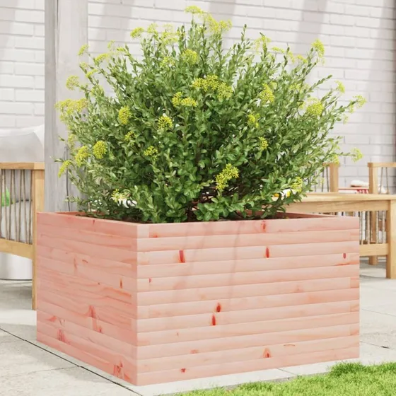 Plantekasse i massivt douglasgran 80x80x45,5 cm