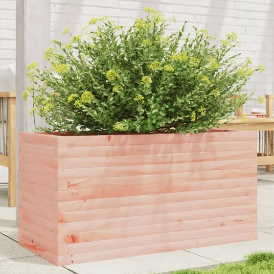 Plantekasse i massivt douglasgran 90x40x45,5 cm