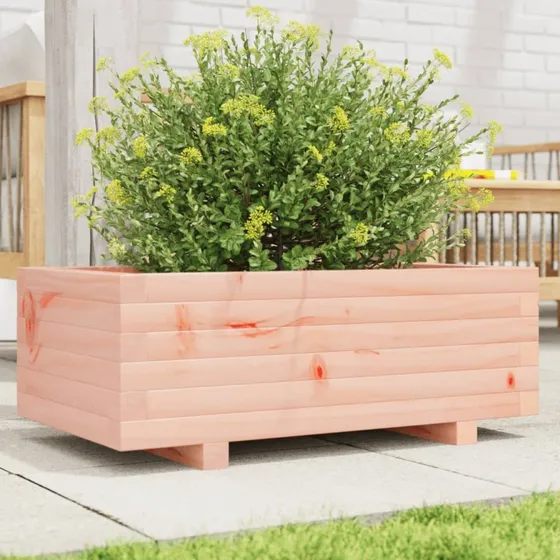 Plantekasse i massivt douglasgran 70x40x26,5 cm