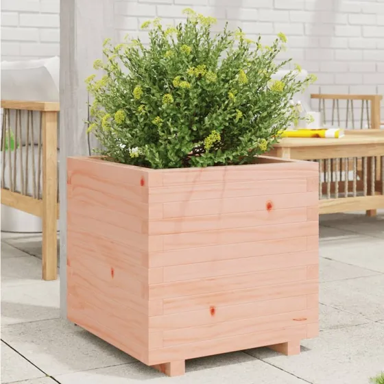 Plantekasse i massivt douglasgran 50x50x49,5 cm