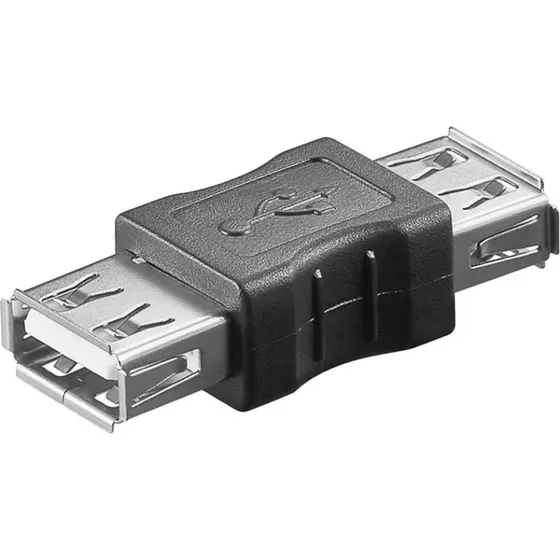 Goobay USB 2.0 Hi-Speed hun‑hun adapter, sort
